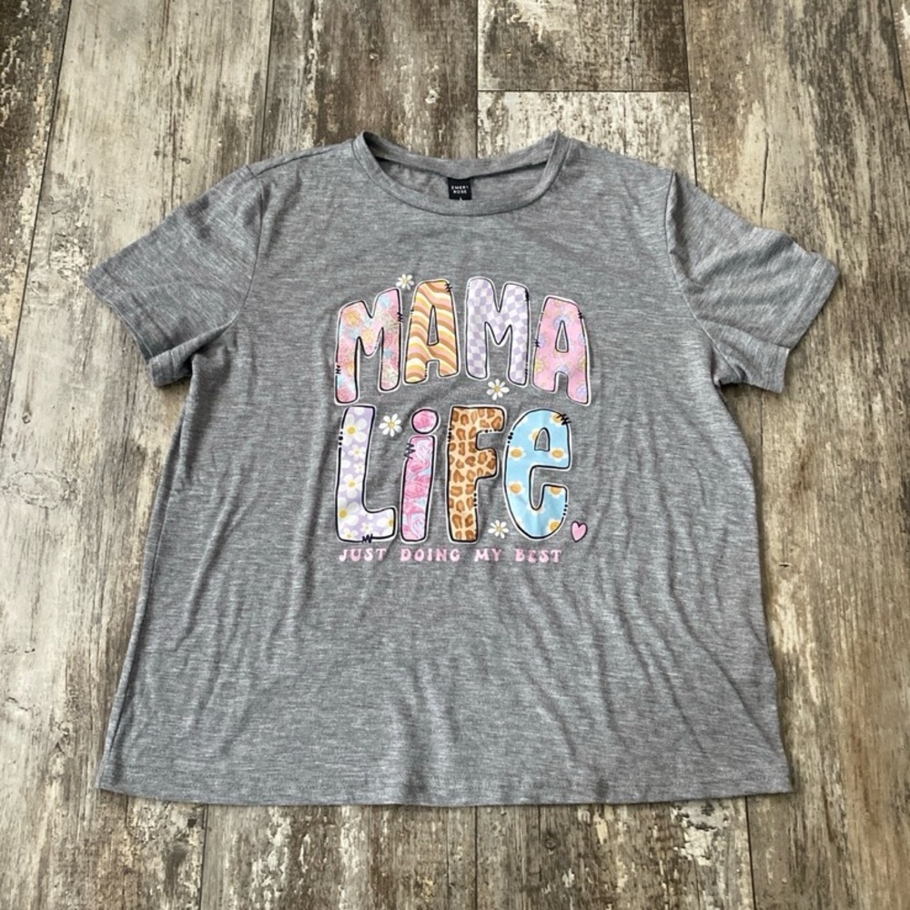 Mama Life Shirt Size Large